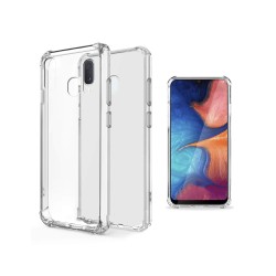 Capa de Silicone com Cantos Duras para Samsung Galaxy A20e Transparente Capa de Silicone com Cantos Duras para Samsung Galaxy A20e Transparente